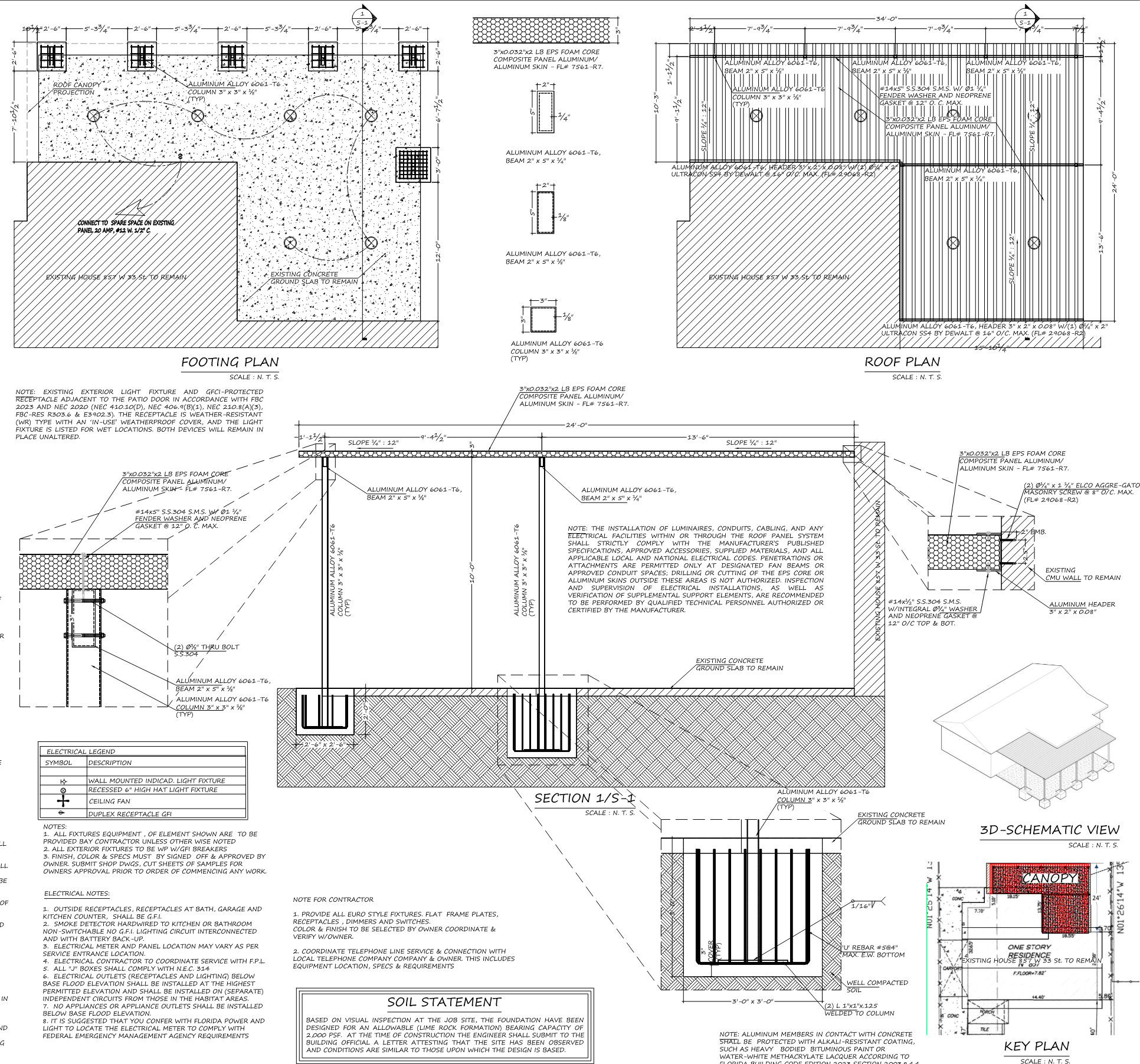 Custom Wood Terrace — Drafting Package — Palm Springs